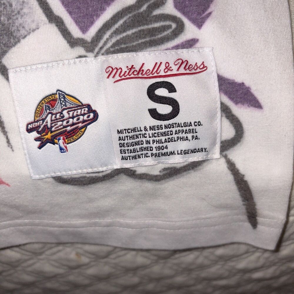 Vince Carter Toronto Raptors Mitchell & Ness AOP All Star Shirt NWT Size S Tee - Picture 2 of 8